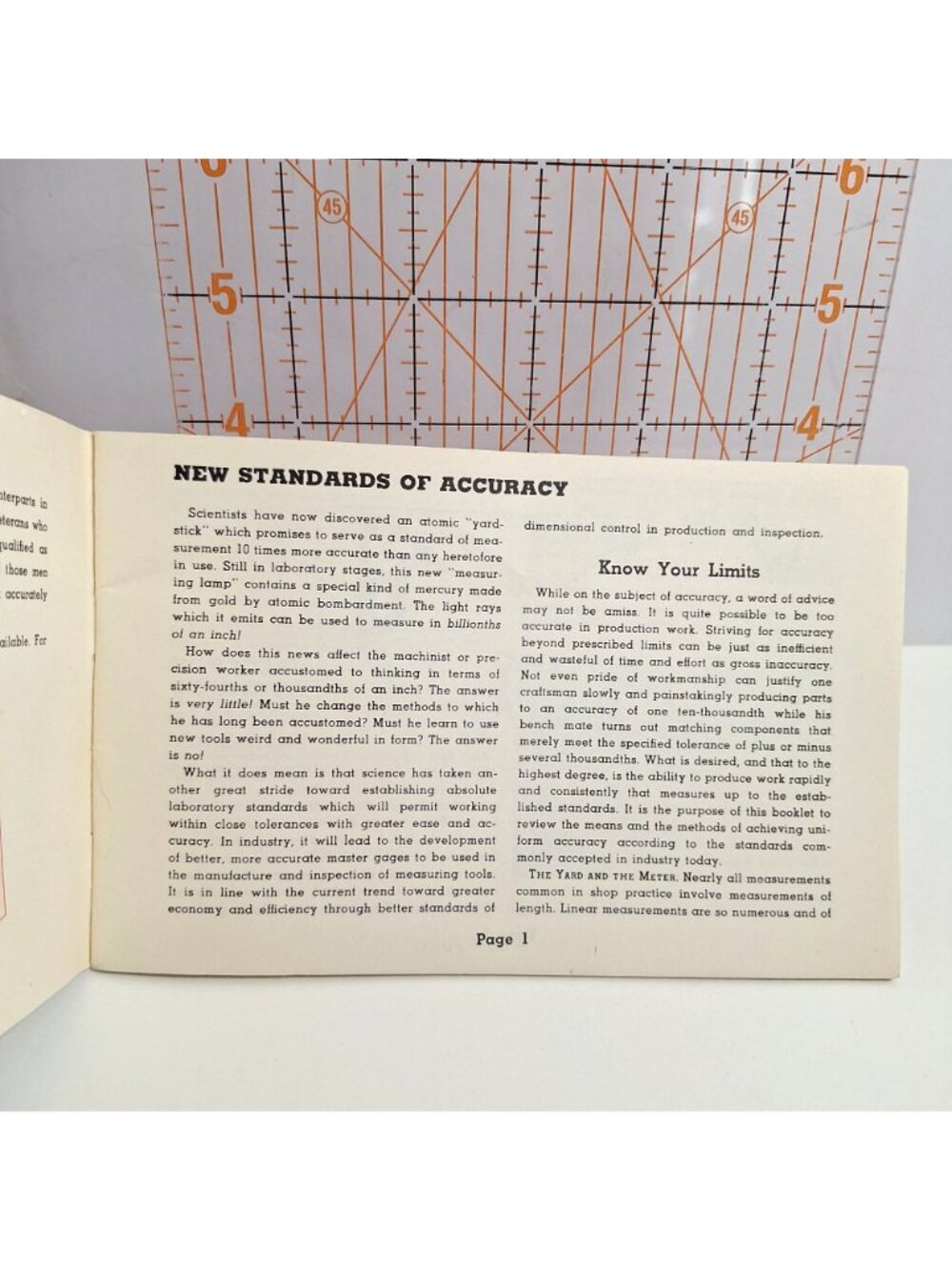 The Tools And Rules For Precision Measuring Starrett Tool Booklet 1953 - Picture 9 of 16